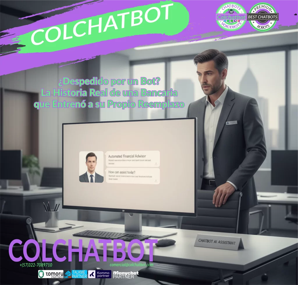Un trabajador bancario entrenó a un chatbot con IA y lo reemplazó en su trabajo: ¿Qué podemos aprender de esta historia?
